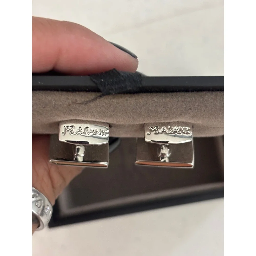 Vintage Swank Tiger Eye Cufflinks + MOP Cufflinks 2 Pair Lot NOS Box
